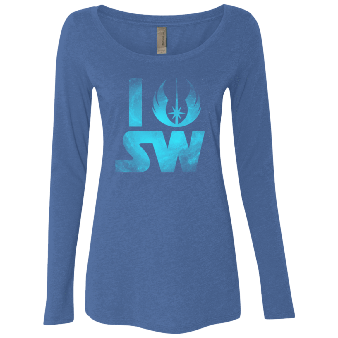 T-Shirts Vintage Royal / Small I Jedi SW Women's Triblend Long Sleeve Shirt