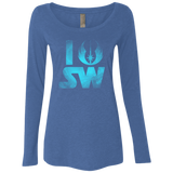 T-Shirts Vintage Royal / Small I Jedi SW Women's Triblend Long Sleeve Shirt