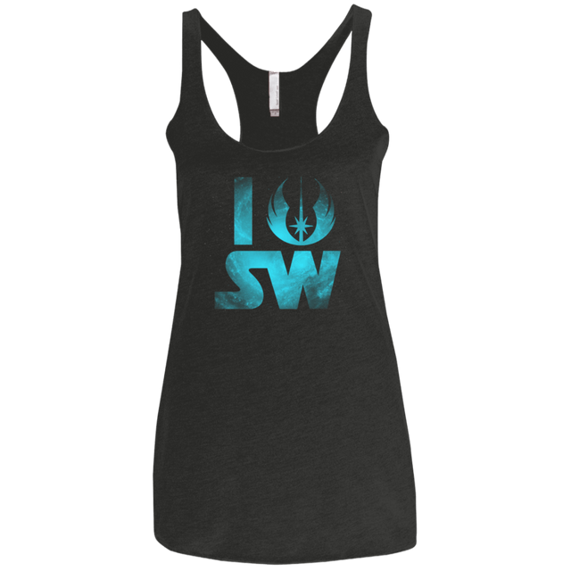 T-Shirts Vintage Black / X-Small I Jedi SW Women's Triblend Racerback Tank