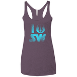 T-Shirts Vintage Purple / X-Small I Jedi SW Women's Triblend Racerback Tank