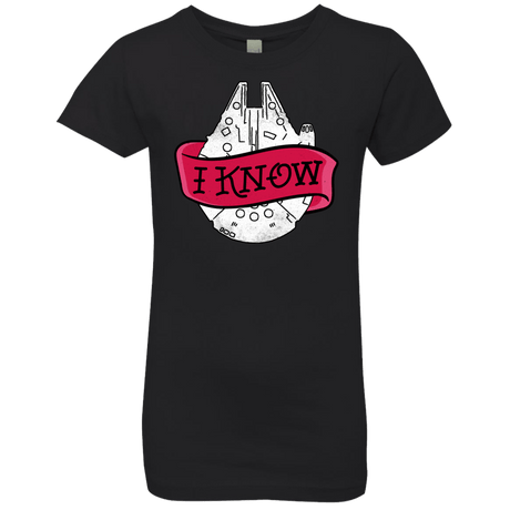 T-Shirts Black / YXS I Know Girls Premium T-Shirt