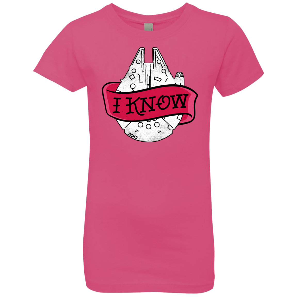T-Shirts Hot Pink / YXS I Know Girls Premium T-Shirt