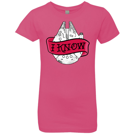 T-Shirts Hot Pink / YXS I Know Girls Premium T-Shirt