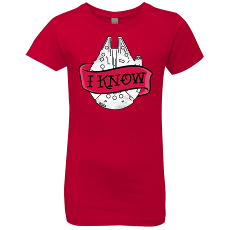 T-Shirts Red / YXS I Know Girls Premium T-Shirt