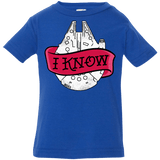 T-Shirts Royal / 6 Months I Know Infant Premium T-Shirt