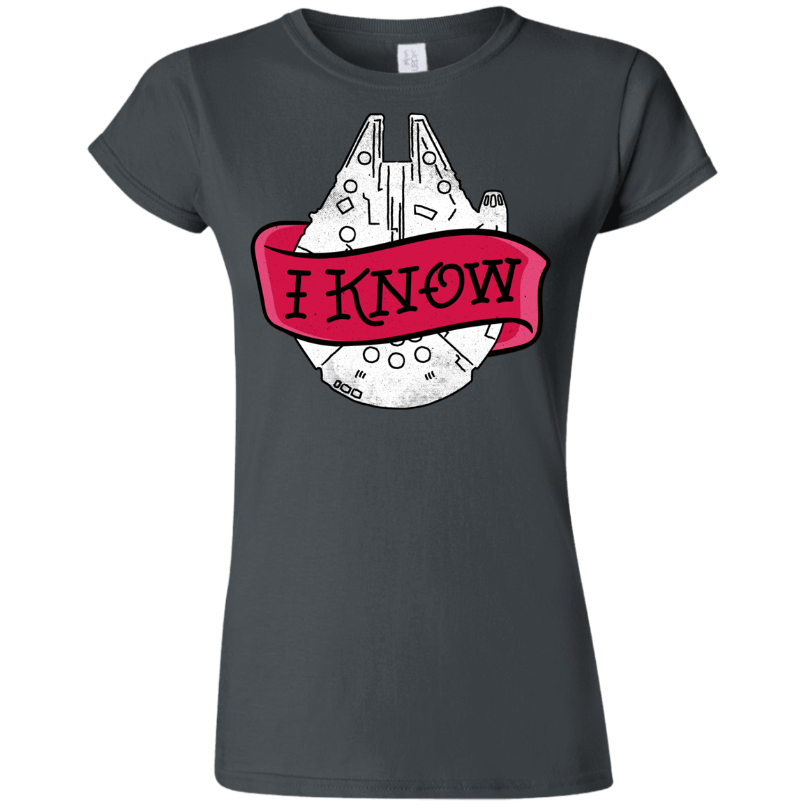 T-Shirts Charcoal / S I Know Junior Slimmer-Fit T-Shirt