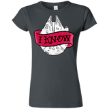 T-Shirts Charcoal / S I Know Junior Slimmer-Fit T-Shirt