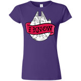 T-Shirts Purple / S I Know Junior Slimmer-Fit T-Shirt