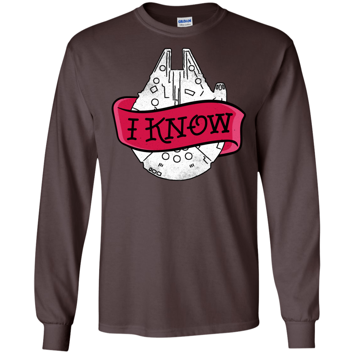 T-Shirts Dark Chocolate / S I Know Men's Long Sleeve T-Shirt