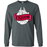 T-Shirts Dark Heather / S I Know Men's Long Sleeve T-Shirt