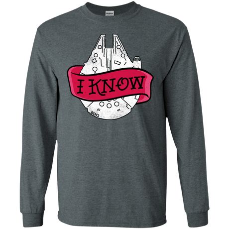 T-Shirts Dark Heather / S I Know Men's Long Sleeve T-Shirt