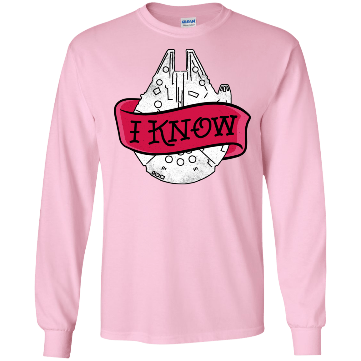 T-Shirts Light Pink / S I Know Men's Long Sleeve T-Shirt