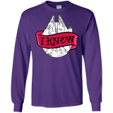 T-Shirts Purple / S I Know Men's Long Sleeve T-Shirt