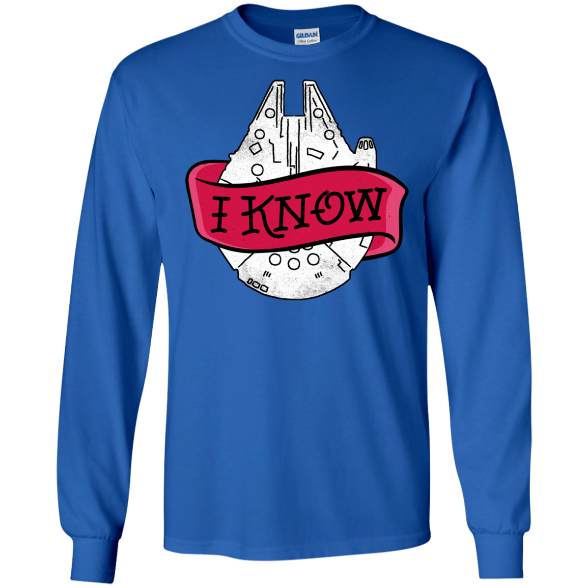 T-Shirts Royal / S I Know Men's Long Sleeve T-Shirt