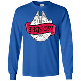 T-Shirts Royal / S I Know Men's Long Sleeve T-Shirt