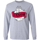 T-Shirts Sport Grey / S I Know Men's Long Sleeve T-Shirt