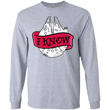 T-Shirts Sport Grey / S I Know Men's Long Sleeve T-Shirt