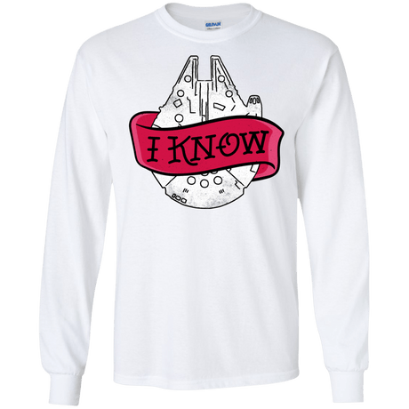 T-Shirts White / S I Know Men's Long Sleeve T-Shirt