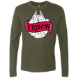 T-Shirts Military Green / S I Know Men's Premium Long Sleeve