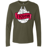 T-Shirts Military Green / S I Know Men's Premium Long Sleeve