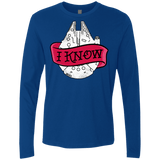 T-Shirts Royal / S I Know Men's Premium Long Sleeve