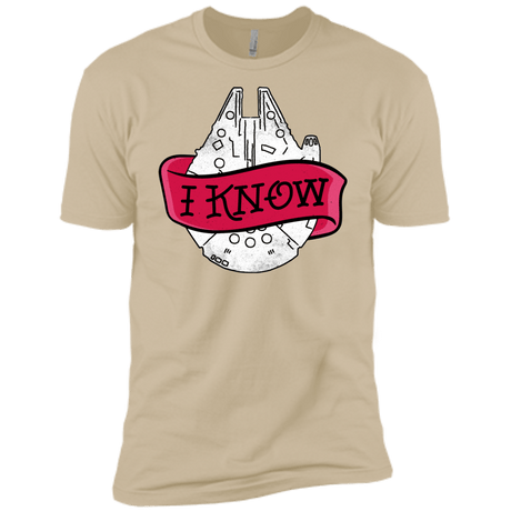 T-Shirts Sand / X-Small I Know Men's Premium T-Shirt