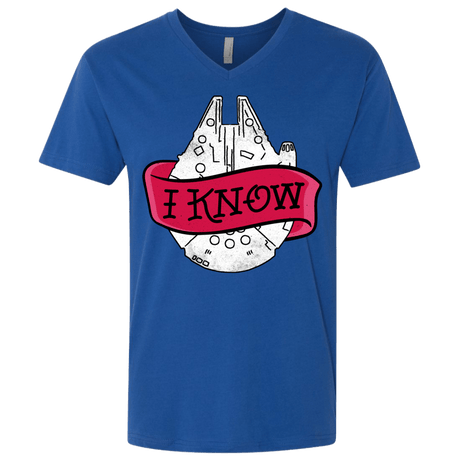 T-Shirts Royal / X-Small I Know Men's Premium V-Neck
