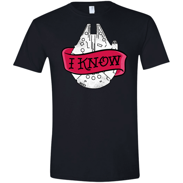 T-Shirts Black / X-Small I Know Men's Semi-Fitted Softstyle