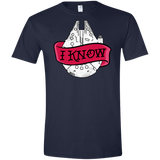 T-Shirts Navy / X-Small I Know Men's Semi-Fitted Softstyle