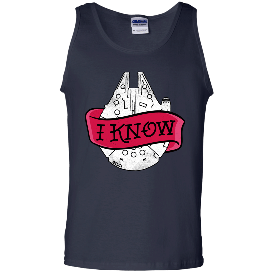 T-Shirts Navy / S I Know Men's Tank Top