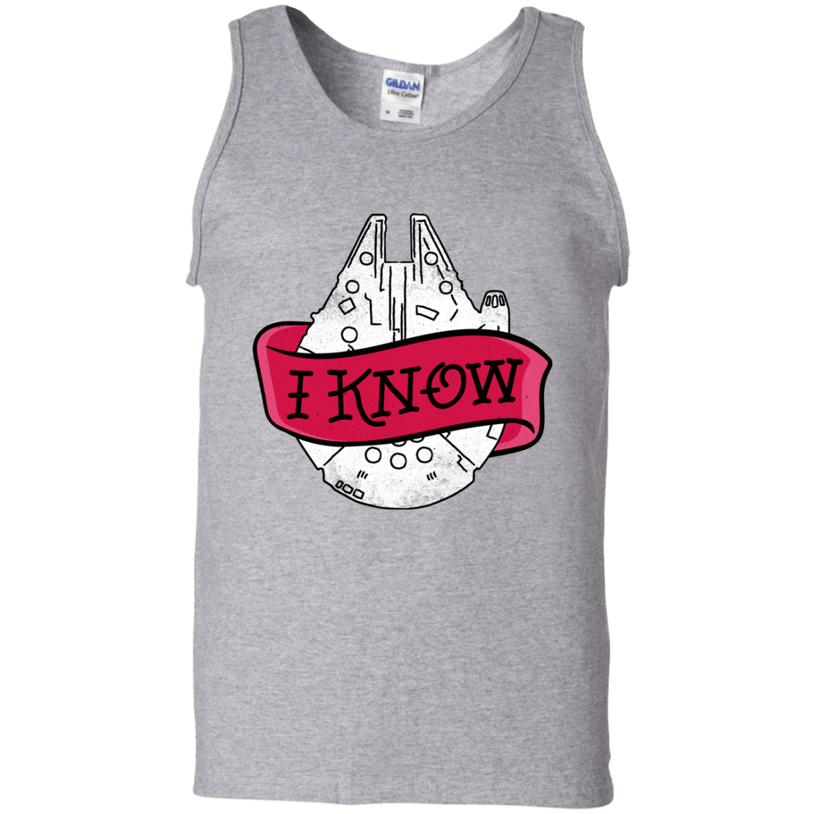T-Shirts Sport Grey / S I Know Men's Tank Top