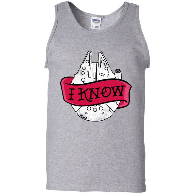 T-Shirts Sport Grey / S I Know Men's Tank Top