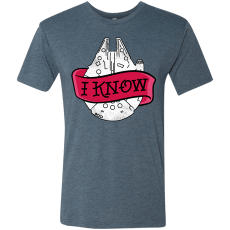 T-Shirts Indigo / S I Know Men's Triblend T-Shirt