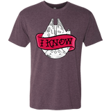 T-Shirts Vintage Purple / S I Know Men's Triblend T-Shirt