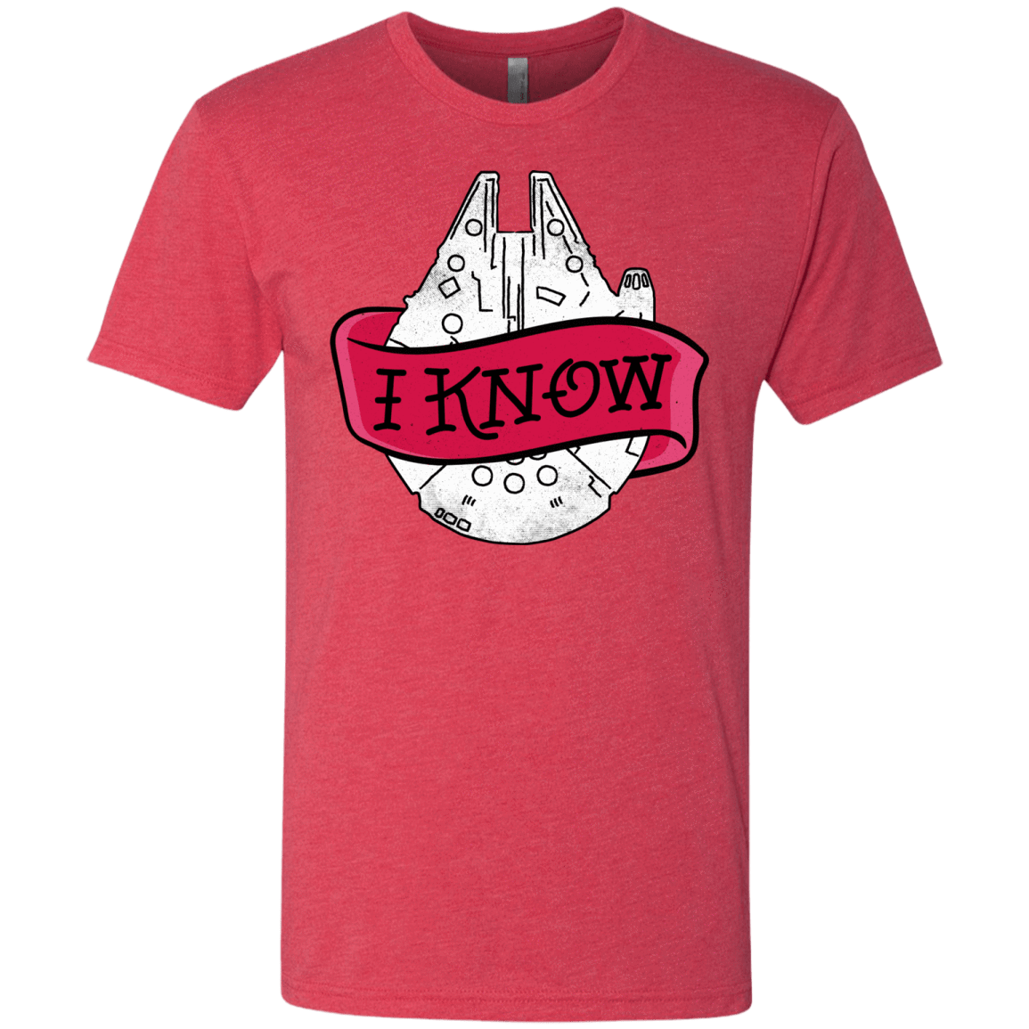 T-Shirts Vintage Red / S I Know Men's Triblend T-Shirt
