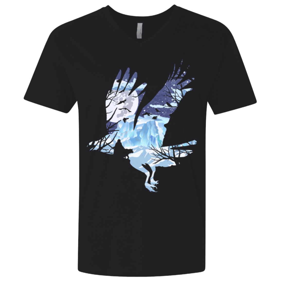 T-Shirts Black / X-Small I know nothing Men's Premium V-Neck