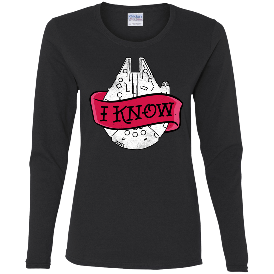 T-Shirts Black / S I Know Women's Long Sleeve T-Shirt