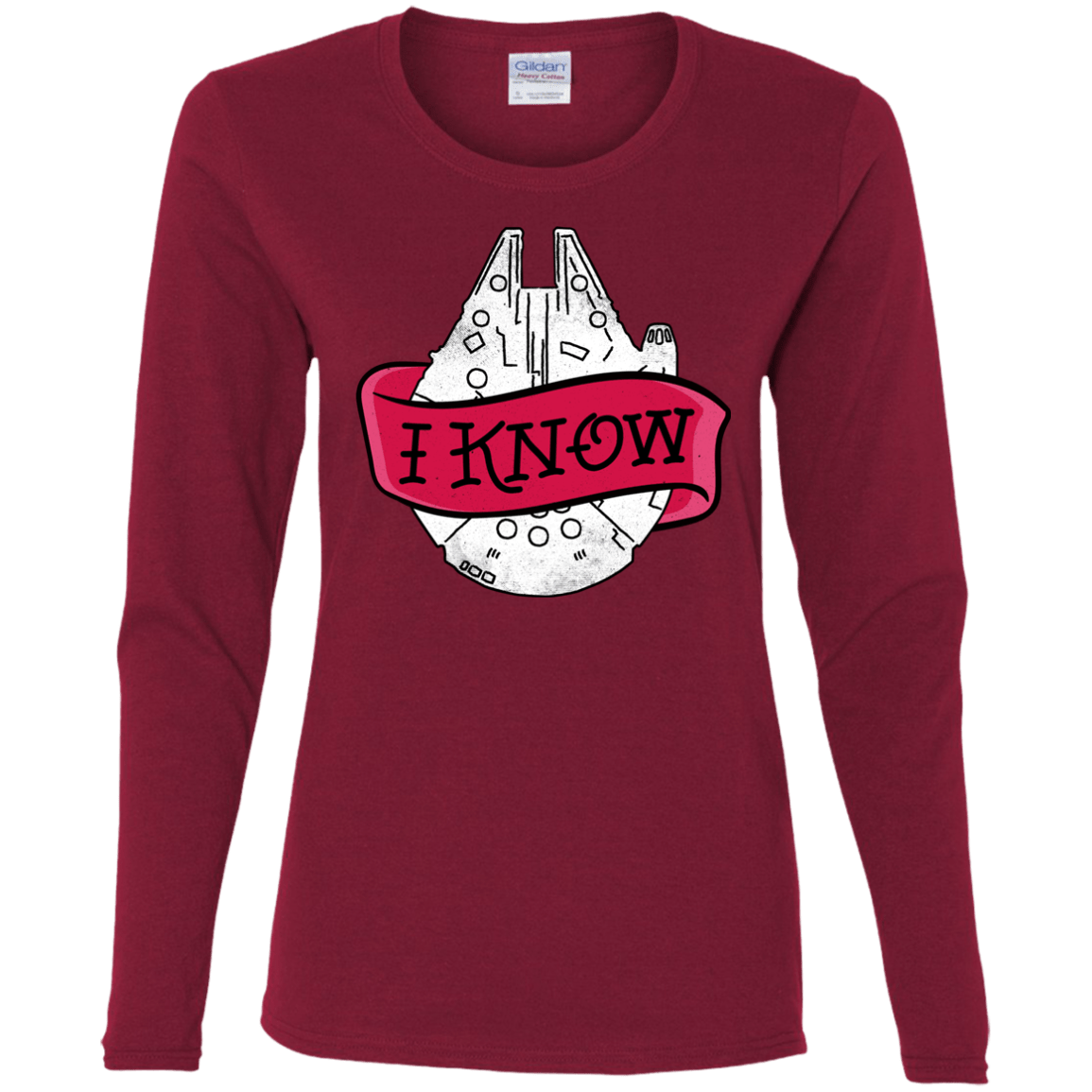 T-Shirts Cardinal / S I Know Women's Long Sleeve T-Shirt