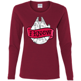 T-Shirts Cardinal / S I Know Women's Long Sleeve T-Shirt