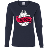 T-Shirts Navy / S I Know Women's Long Sleeve T-Shirt