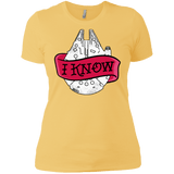 T-Shirts Banana Cream/ / X-Small I Know Women's Premium T-Shirt