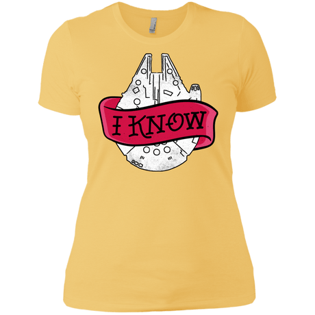 T-Shirts Banana Cream/ / X-Small I Know Women's Premium T-Shirt
