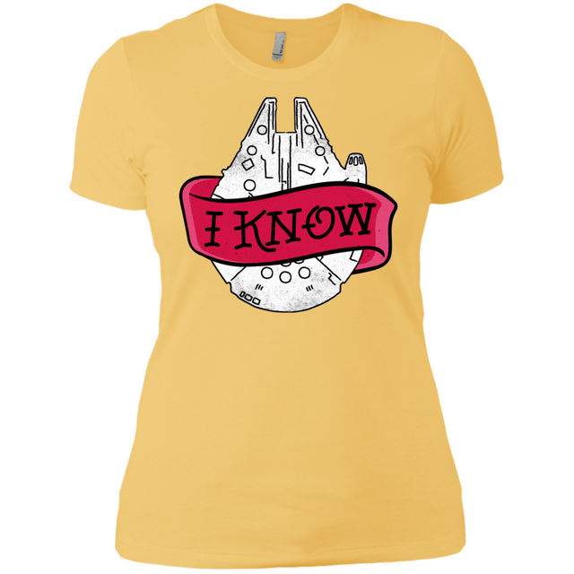 T-Shirts Banana Cream/ / X-Small I Know Women's Premium T-Shirt