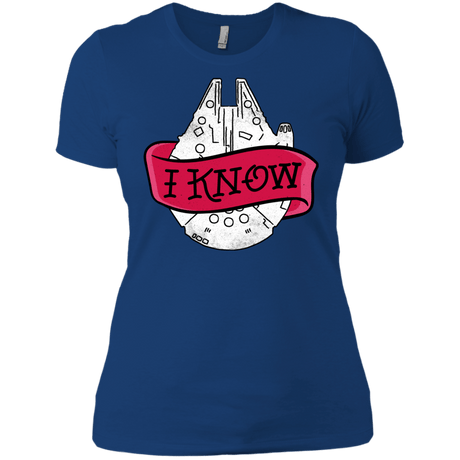 T-Shirts Royal / X-Small I Know Women's Premium T-Shirt
