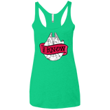 T-Shirts Envy / X-Small I Know Women's Triblend Racerback Tank