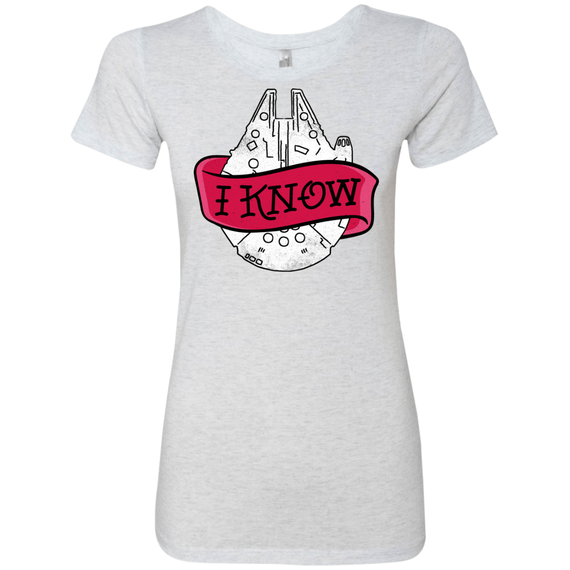 T-Shirts Heather White / S I Know Women's Triblend T-Shirt