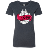 T-Shirts Vintage Navy / S I Know Women's Triblend T-Shirt