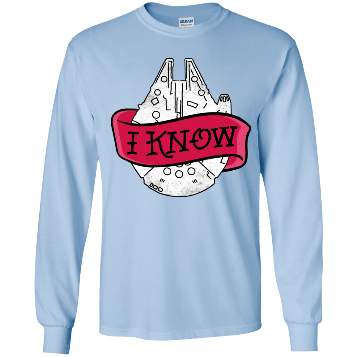 T-Shirts Light Blue / YS I Know Youth Long Sleeve T-Shirt