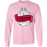 T-Shirts Light Pink / YS I Know Youth Long Sleeve T-Shirt