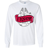 T-Shirts White / YS I Know Youth Long Sleeve T-Shirt